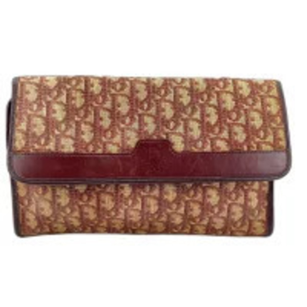 Christian Dior Trotter Shoulder Bag Red